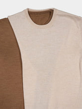 Colville Contrast Panel Wool Sweater