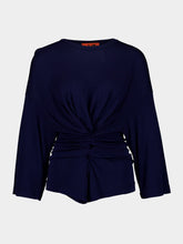 Colville Cinched Navy Top