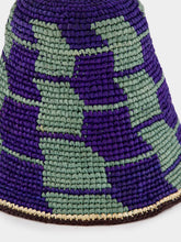 Colville Carousel Blue Raffia Bucket Hat