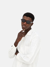 Retrosuperfuture Black Marzo Oval Sunglasses