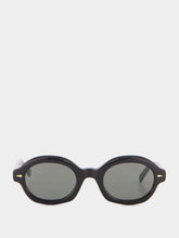 Retrosuperfuture Black Marzo Oval Sunglasses