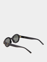Retrosuperfuture Black Marzo Oval Sunglasses