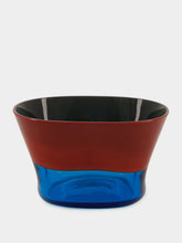 Nasonmoretti Coral Red and Turquoise Dandy Bowl