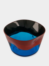 Nasonmoretti Coral Red and Turquoise Dandy Bowl