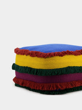 Paula Living x Fabricaal Multicoloured Fringe Puff