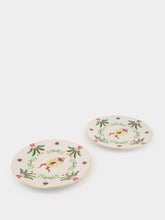 La DoubleJ Set of 2 Citrus Scarabs Dessert Plates