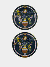 La DoubleJ Pietre Dure Porcelain Dessert Plates Set of 2