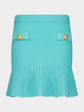 Balmain Knitted Skater Skirt