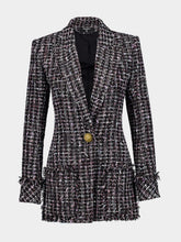 Balmain Single-Breasted Tweed Jacket