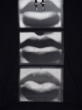 Balmain Black Kiss Print Hoodie