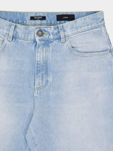 Balmain Light Blue Washed Denim Jeans