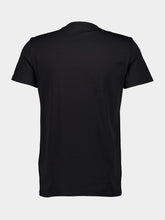 Balmain Black Balmain Paris Flocked T-Shirt