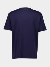 Balmain Navy Logo Crewneck T-Shirt