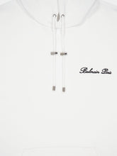 Balmain White Signature Embroidered Sweatshirt
