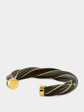 Aurélie Bidermann Black Twisted Diana Bangle