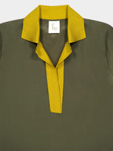 Paula Diane Duffel Bag Silk V-Neck Long-Sleeve Top