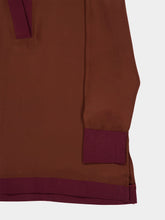 Paula Diane Potting Soil Silk V-Neck Long-Sleeve