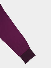 Paula Diane Italian Plum Silk Blouse