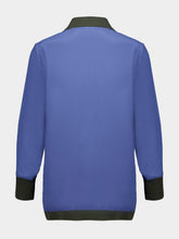 Paula Diane Dutch Blue V-Neck Long-Sleeve Top
