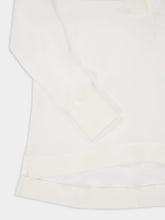 Paula Diane White V-Neck Long-Sleeve Top