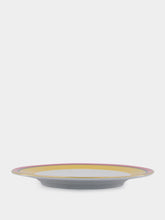 La DoubleJ Set of 2 Yellow Rainbow Dinner Plates