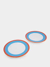 La DoubleJ Set of 2 Rainbow Azure Dinner Plates