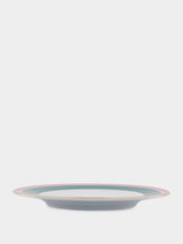 La DoubleJ Set of 2 Green Rainbow Dinner Plates