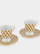 La DoubleJ Set of 2 Cubi Giallo Espresso Cups