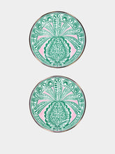 La DoubleJ Set of 2 Pineapple Dessert Plates
