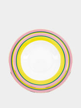 La DoubleJ Yellow Rainbow Set of Soup and Dinner Plates