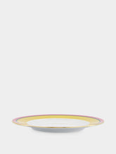 La DoubleJ Yellow Rainbow Set of Soup and Dinner Plates