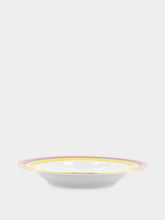 La DoubleJ Yellow Rainbow Set of Soup and Dinner Plates