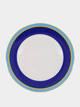 La DoubleJ Rainbow Blue Dinner Plate