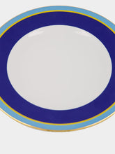 La DoubleJ Rainbow Blue Dinner Plate