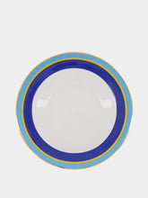 La DoubleJ Rainbow Blue Soup/Pasta Plate