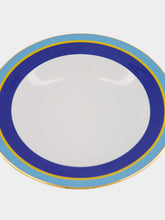La DoubleJ Rainbow Blue Soup/Pasta Plate