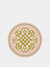 La DoubleJ Set of 2 Cortile Pink Dessert Plates