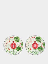 La DoubleJ Set of 2 Pomegranate Dessert Plates