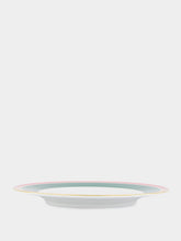 La DoubleJ Set of 2 Green Rainbow Porcelain Dinner Plates