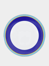 La DoubleJ Set of 2 Rainbow Blue Dinner Plates