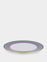La DoubleJ Rainbow Viola Dinner Plates