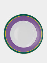 La DoubleJ Rainbow Viola Dinner Plates