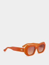 Emmanuelle Khanh Glossy Sunset Sunglasses Dixie