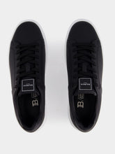 Balmain Black and White B-Court Leather Sneakers