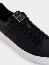 Balmain Black and White B-Court Leather Sneakers