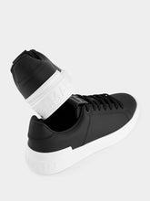 Balmain Black and White B-Court Leather Sneakers