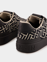 Balmain Black B-Court Jacquard Monogram Trainers