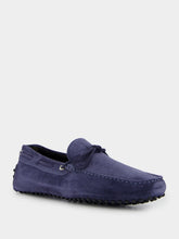 Aurélien Steel Blue Suede Driving Shoes