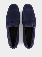 Aurélien Steel Blue Suede Driving Shoes