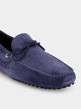 Aurélien Steel Blue Suede Driving Shoes